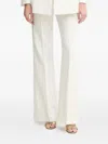 Ermanno Scervino Pinstripe Flared Trousers In White