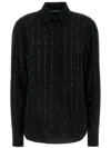 Ermanno Scervino Pinstriped Shirt In Schwarz