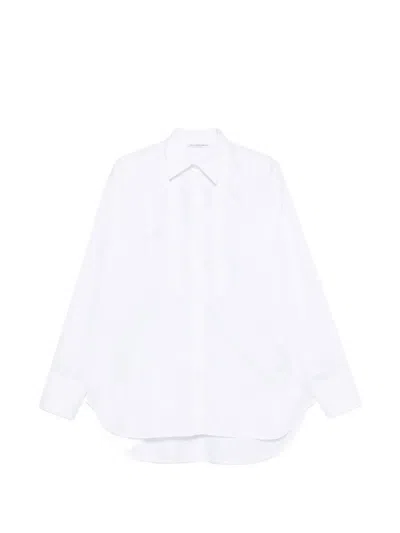 Ermanno Scervino Pintuck-detail Oversized Shirt In White
