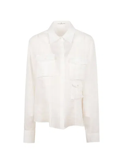 Ermanno Scervino Elegant Lace Shirt For Women In Neutral