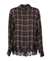 Ermanno Scervino Plaid-pattern Shirt In Brown