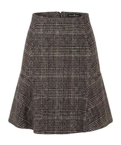 Ermanno Scervino Plaid Skirt In Multi