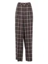 Ermanno Scervino Tailored Viscose Pants With Fluid Drape In Multi