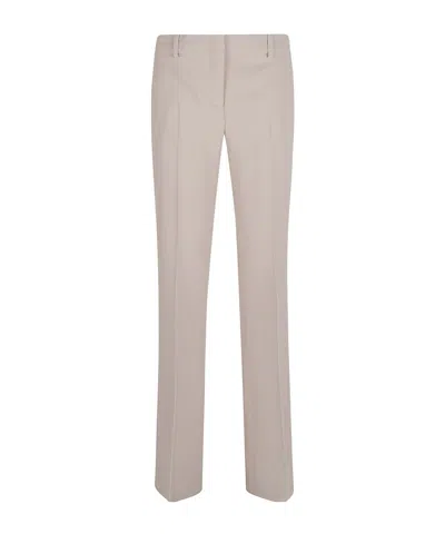 Ermanno Scervino Pleated-front Straight Trousers In Neutral