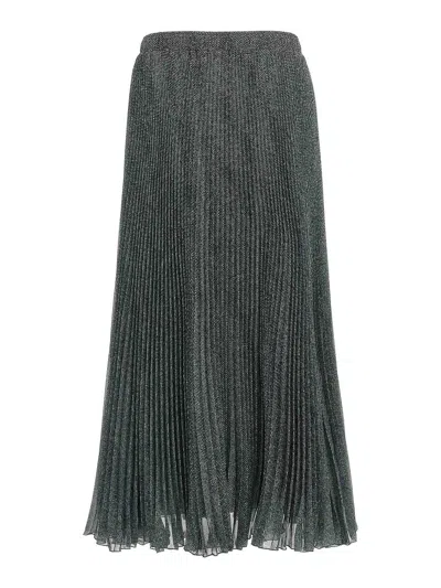 ERMANNO SCERVINO PLEATED LONGUETTE SKIRT