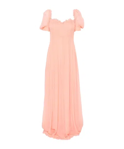ERMANNO SCERVINO PLEATED MAXI DRESS