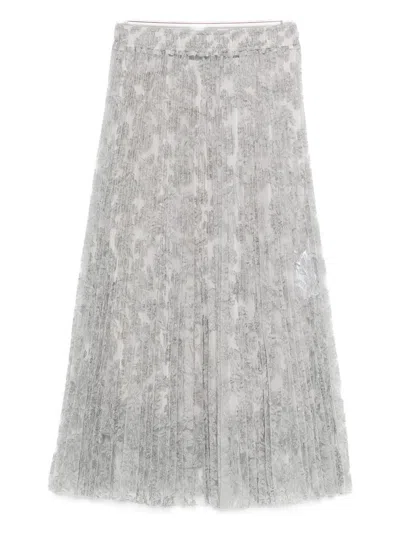 ERMANNO SCERVINO PLEATED MIDI SKIRT