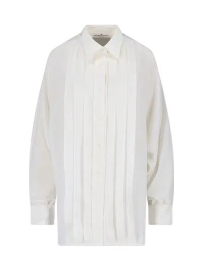 ERMANNO SCERVINO PLEATED SHIRT