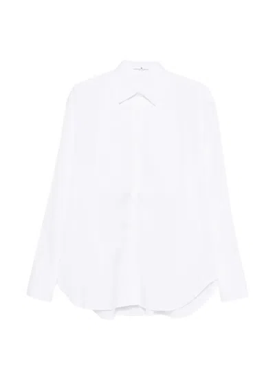 Ermanno Scervino Pleated Shirt In White