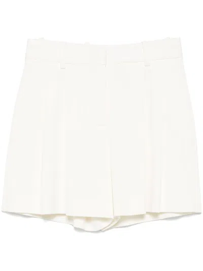 Ermanno Scervino Pleated Shorts In White