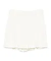 Ermanno Scervino Pleated Shorts In White