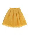 Ermanno Scervino Pleated Skirts In Yellow
