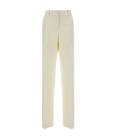 Ermanno Scervino Straight Leg Pants In White
