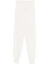 Ermanno Scervino Pointelle-knit Trousers In White