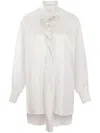Ermanno Scervino Polka-dot Print Blouse In White
