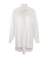 Ermanno Scervino Polka-dot Print Blouse In White