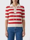 Ermanno Scervino ポロシャツ  レディース カラー レッド In Multi