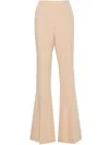 Ermanno Scervino Pressed-crease Wide Trousers In Neutrals
