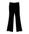 Ermanno Scervino Pressed-crease Trousers In Black