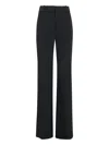 Ermanno Scervino Tailored Black Trousers With Straight-leg Silhouette And Subtle Stitching In Black