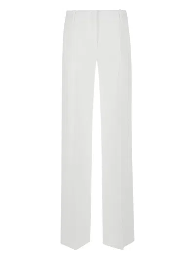 Ermanno Scervino Pressed-crease Trousers In White