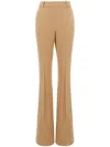 Ermanno Scervino Flared Viscose Blend Pant With Belt Loops In 中性色