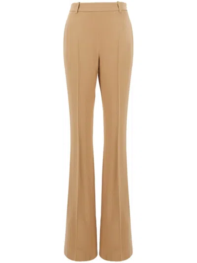 Ermanno Scervino Pressed-crease Wide Trousers In 中性色