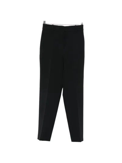 Ermanno Scervino Pressed-crease Tailored Trousers In Black