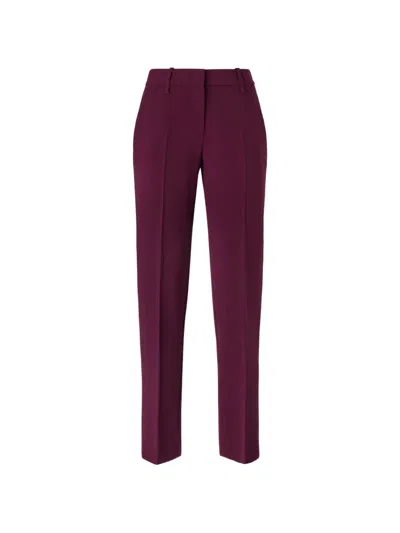 Ermanno Scervino Pressed-crease Tailored Trousers In Purple