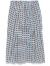 Ermanno Scervino Printed Midi Skirt