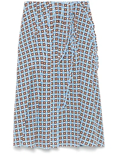 ERMANNO SCERVINO ERMANNO SCERVINO PRINTED MIDI SKIRT
