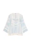 Ermanno Scervino Printed Silk Blouse In Multi