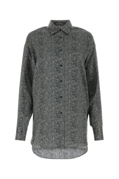 ERMANNO SCERVINO PRINTED SILK SHIRT