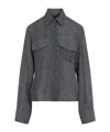 Ermanno Scervino Grey Tailored Shirt With Classic Collar In Gray