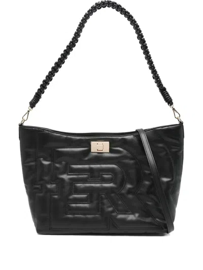 Ermanno Scervino Quilted Tote Bag In Black