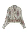 Ermanno Scervino Abstract Patterned Shirt With Button Closure In Gray
