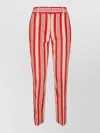 Ermanno Scervino Regular Pants Belt Loops Striped Pattern Pockets In Multi