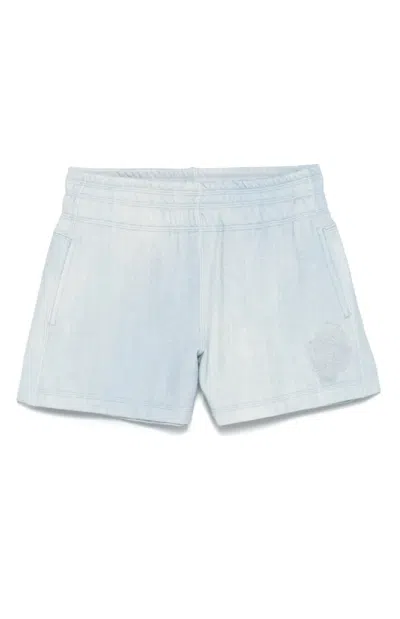 Ermanno Scervino Relaxed-fit Bermudas With Elastic Waistband In Blue