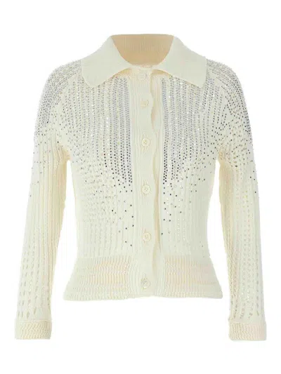 ERMANNO SCERVINO CÁRDIGAN - BLANCO