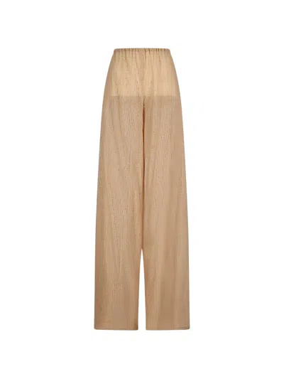 Ermanno Scervino Rhinestone-embellished Palazzo Pants In Multi