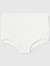 Ermanno Scervino Ribbed-knit Shorts In White