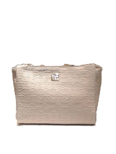 Ermanno Scervino Rosemary Large Tote Bag In Neutral