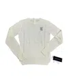 Ermanno Scervino Round-neck Long-sleeved Sweater In White