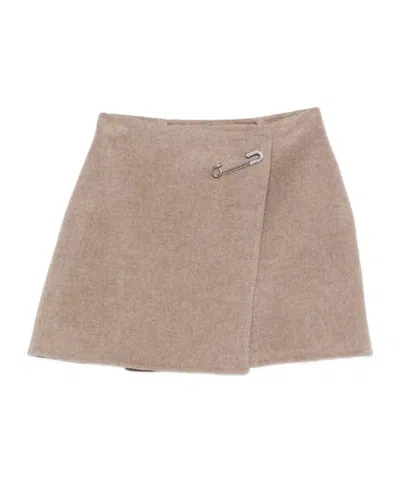 ERMANNO SCERVINO SAFETY-PIN WRAP SKIRT