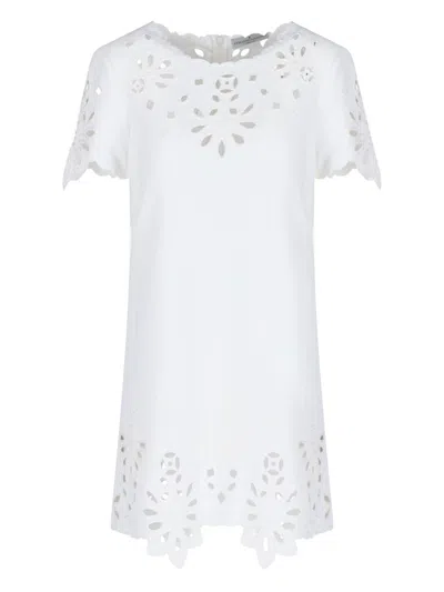 Ermanno Scervino Mini Dress In White