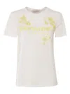 Ermanno Scervino Sequin-logo T-shirt In White
