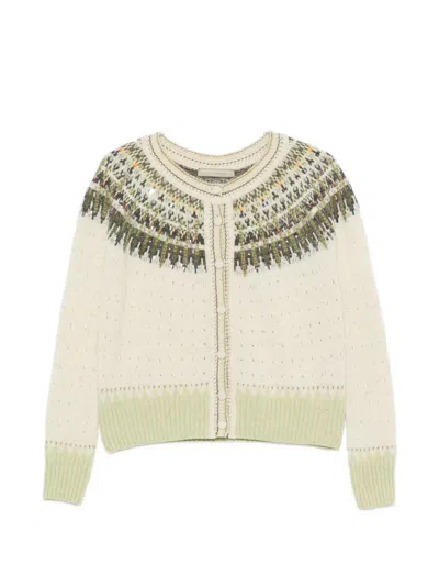 Ermanno Scervino Sequin-embellished Cardigan In White