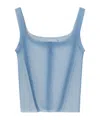 Ermanno Scervino Shaded-print Top In Blue