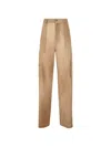Ermanno Scervino Sheer-panel Cargo Pants In Brown