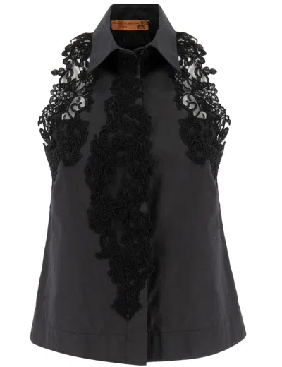 Ermanno Scervino Shirt In Black
